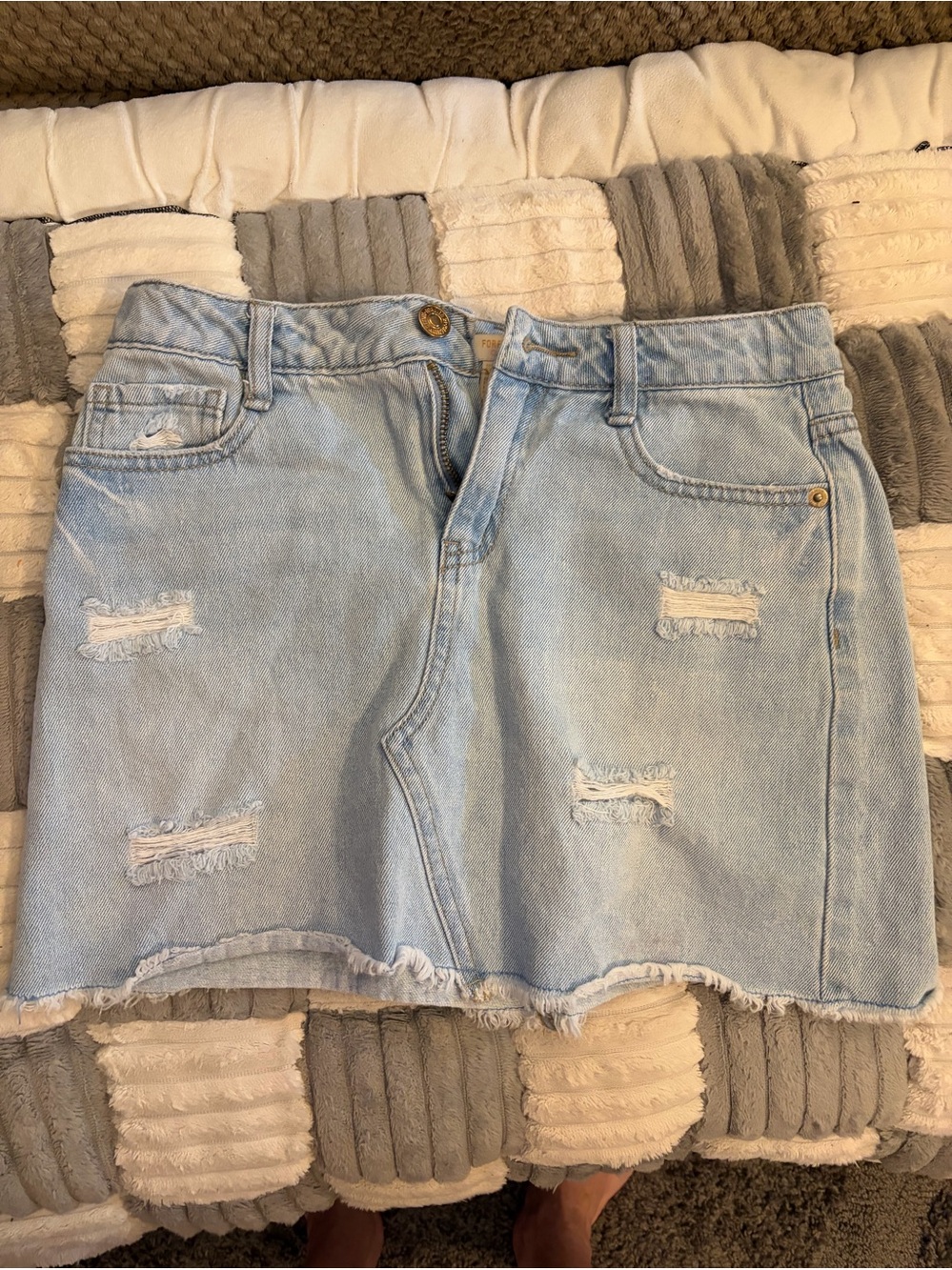 Forever 21 denim miniskirt